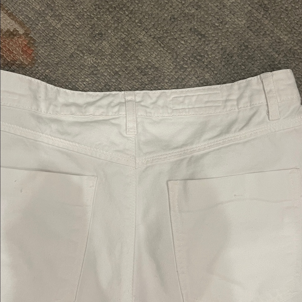 Zara Crisp White Skort, Denim - Picture 4 of 5